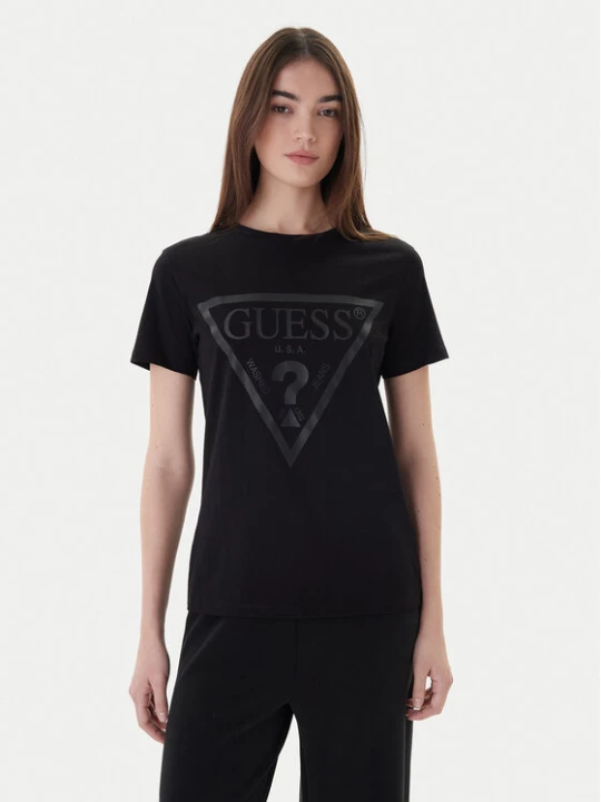 Zdjęcie produktu Guess T-Shirt V2YI07 K8HM0 Czarny Regular Fit