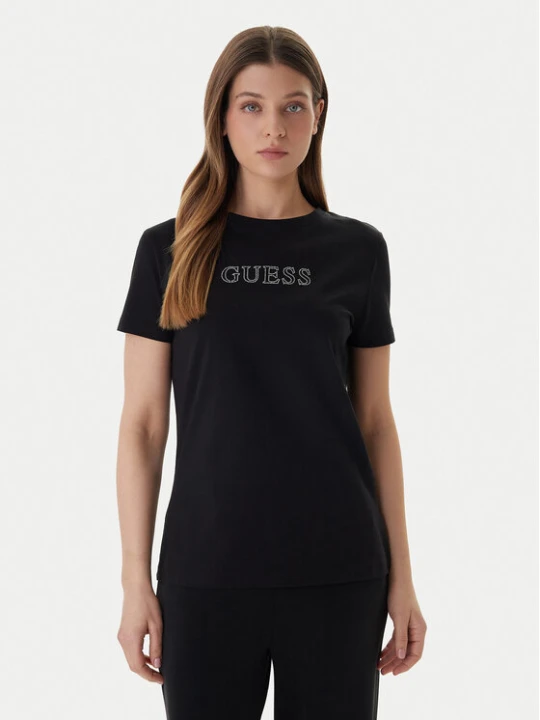 Zdjęcie produktu Guess T-Shirt V3BI11 J1314 Czarny Regular Fit