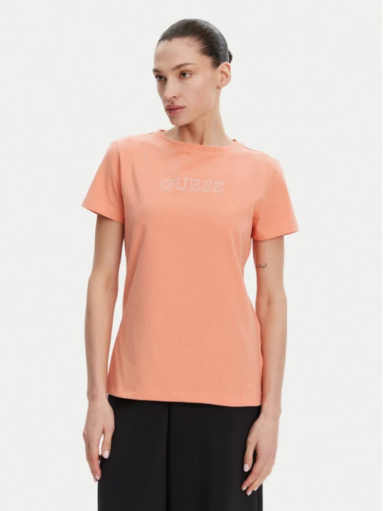 Zdjęcie produktu Guess T-Shirt V3BI11 J1314 Pomarańczowy Regular Fit