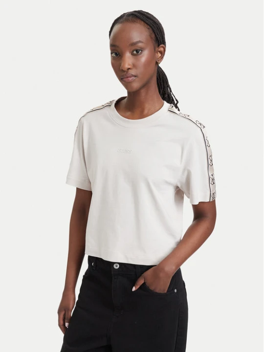 Zdjęcie produktu Guess T-Shirt V3RI08 I3Z14 Beżowy Regular Fit