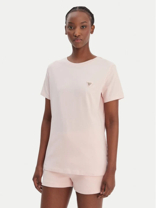 Zdjęcie produktu Guess T-Shirt V4YI09 J1314 Różowy Regular Fit