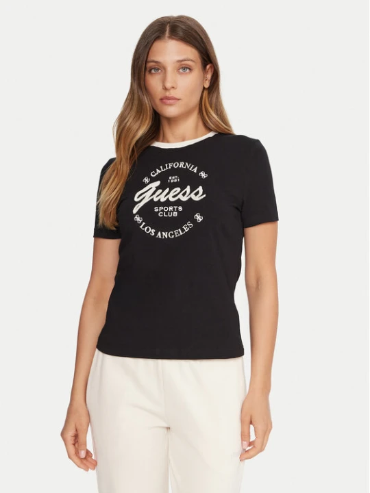 Zdjęcie produktu Guess T-Shirt V5BI03 J1314 Czarny Slim Fit