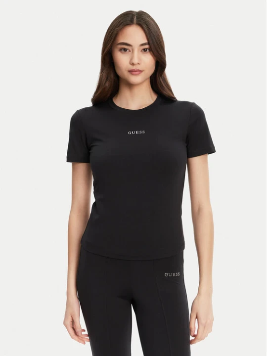 Zdjęcie produktu Guess T-Shirt V5RI10 KCD02 Czarny Regular Fit
