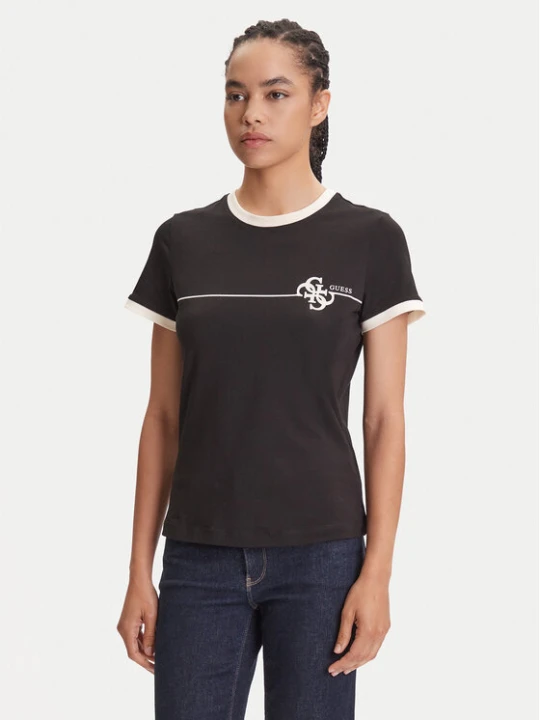Zdjęcie produktu Guess T-Shirt V5YI01 J1314 Czarny Regular Fit