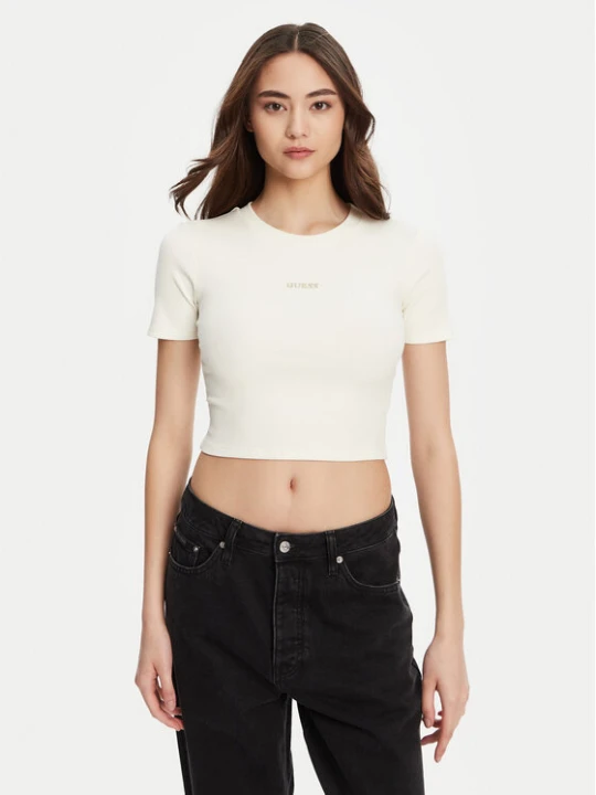 Zdjęcie produktu Guess T-Shirt V5YP08 K8RT2 Biały Slim Fit