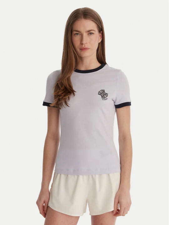 Zdjęcie produktu Guess T-Shirt V6GI05 K2966 Niebieski Regular Fit