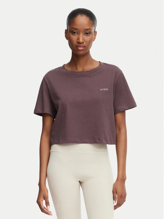 Zdjęcie produktu Guess T-Shirt V6GI17 K2984 Brązowy Regular Fit
