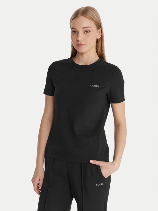Zdjęcie produktu Guess T-Shirt V6RI07 J1314 Czarny Regular Fit