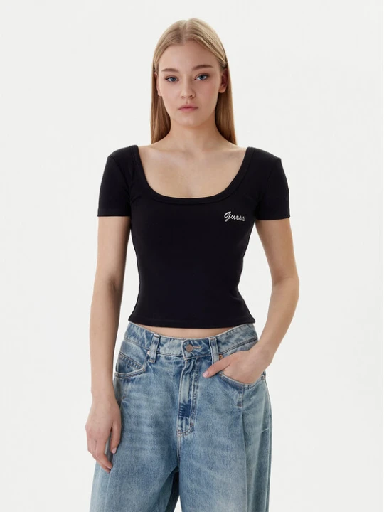 Zdjęcie produktu Guess T-Shirt V6RP05 K8RT2 Czarny Regular Fit