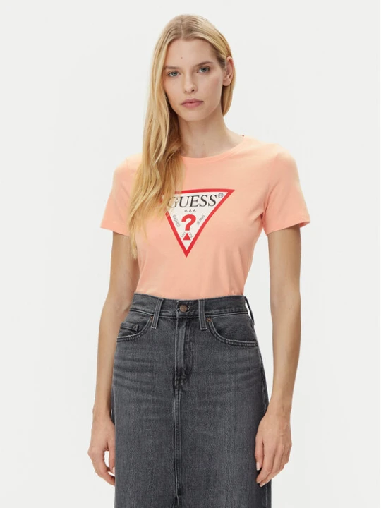Zdjęcie produktu Guess T-Shirt W1YI1B I3Z14 Koralowy Regular Fit