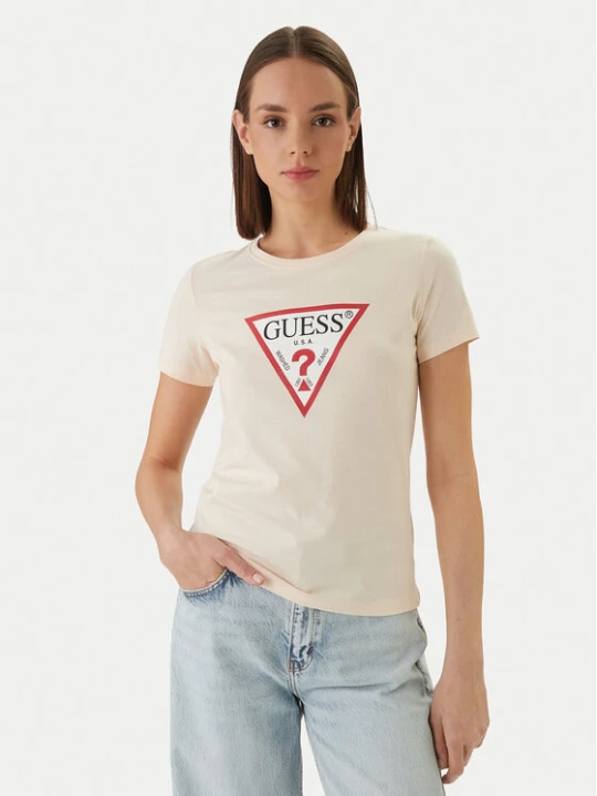 Zdjęcie produktu Guess T-Shirt W1YI1B I3Z14 Pomarańczowy Regular Fit