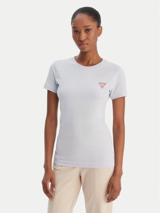 Zdjęcie produktu Guess T-Shirt W2YI44 J1314 Błękitny Regular Fit Niebieski jasny