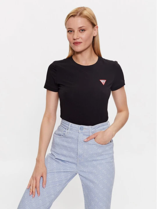 Zdjęcie produktu Guess T-Shirt W2YI44 J1314 Czarny Slim Fit