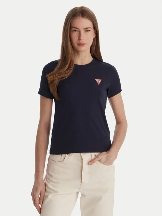 Zdjęcie produktu Guess T-Shirt W2YI44 J1314 Granatowy Regular Fit
