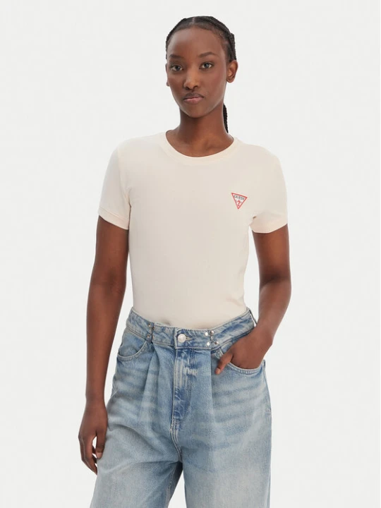 Zdjęcie produktu Guess T-Shirt W2YI44 J1314 Pomarańczowy Regular Fit