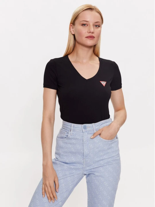 Zdjęcie produktu Guess T-Shirt W2YI45 J1314 Czarny Slim Fit