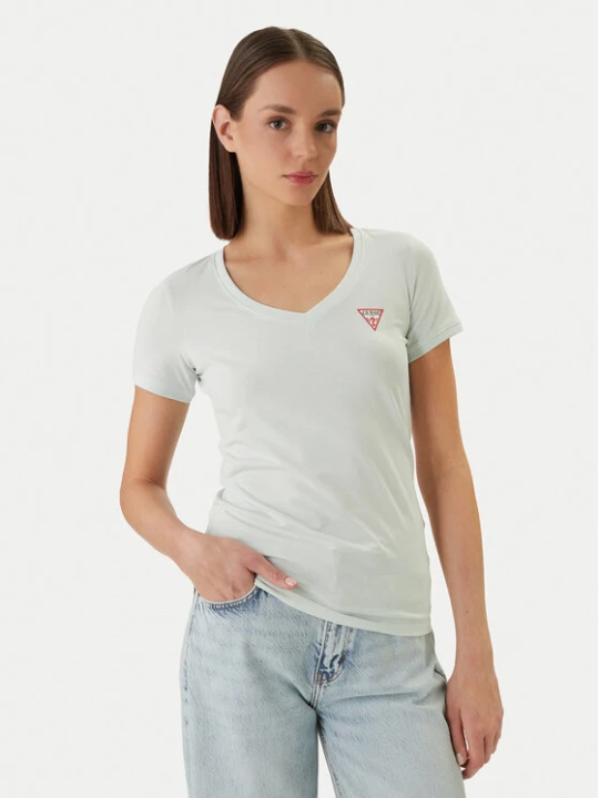 Zdjęcie produktu Guess T-Shirt W2YI45 J1314 Zielony Slim Fit