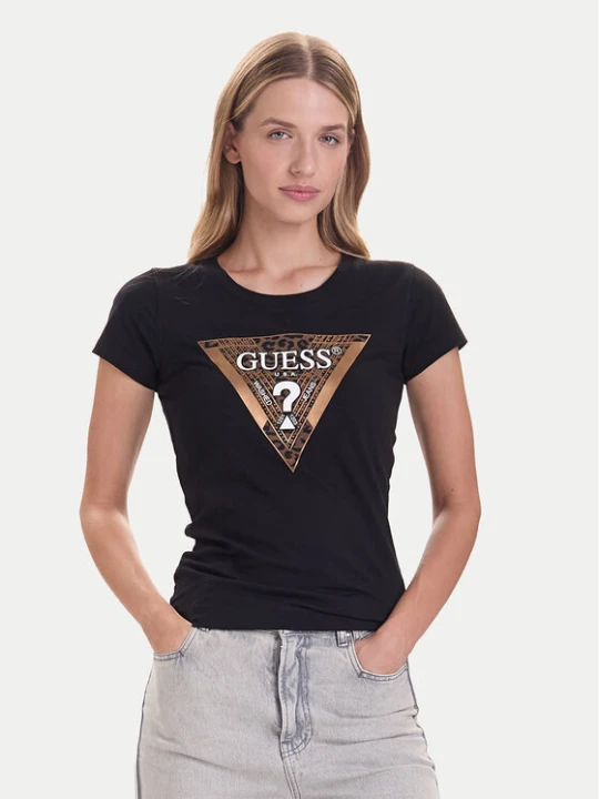 Zdjęcie produktu Guess T-Shirt W5BI28 J1314 Czarny Slim Fit
