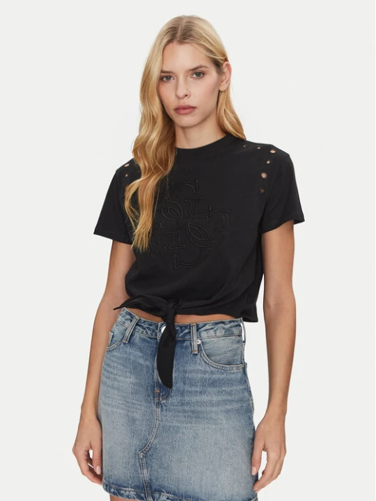 Zdjęcie produktu Guess T-Shirt W5GI18 I3Z14 Czarny Regular Fit