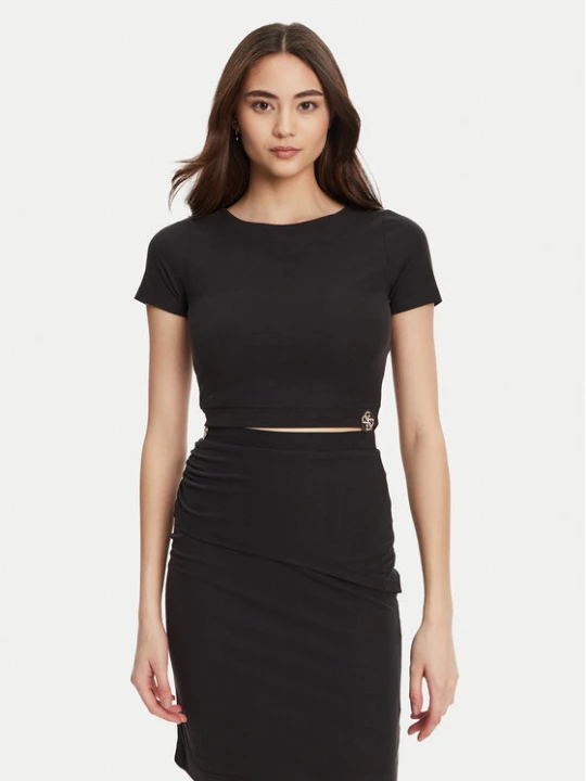 Zdjęcie produktu Guess T-Shirt W5YP14 KAQL2 Czarny Regular Fit