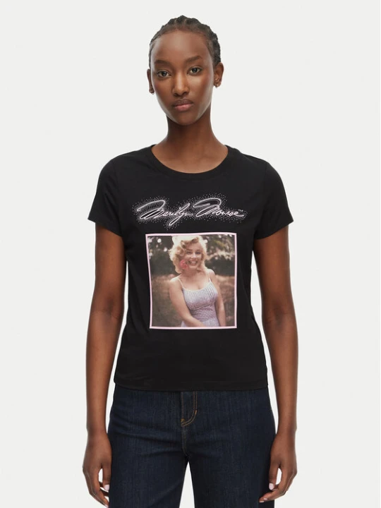 Zdjęcie produktu Guess T-Shirt W6BI51 K6658 Czarny Regular Fit