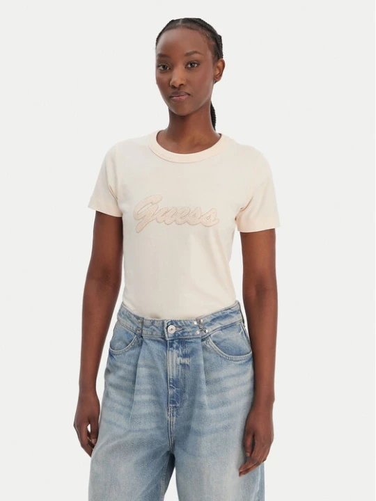 Zdjęcie produktu Guess T-Shirt W6GI08 K3023 Pomarańczowy Regular Fit