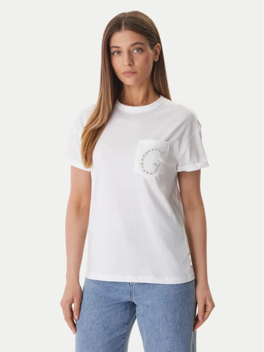 Zdjęcie produktu Guess T-Shirt W6GI17 K3037 Biały Regular Fit