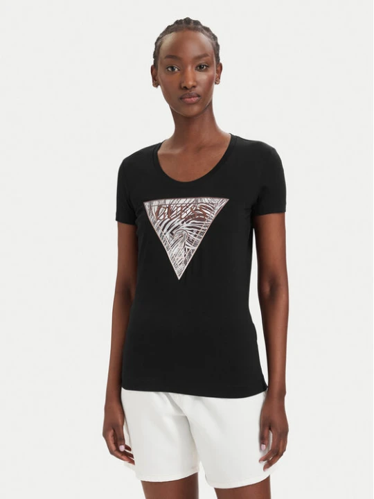 Zdjęcie produktu Guess T-Shirt W6GI19 K3042 Czarny Regular Fit