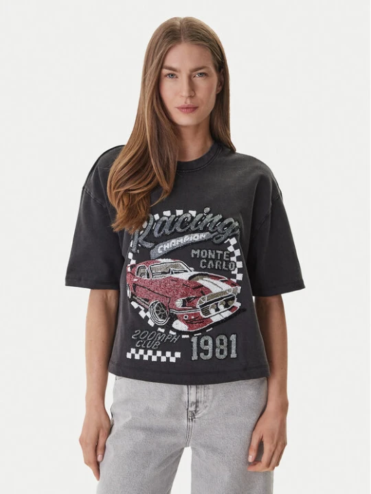 Zdjęcie produktu Guess T-Shirt W6GI20 K3133 Szary Relaxed Fit