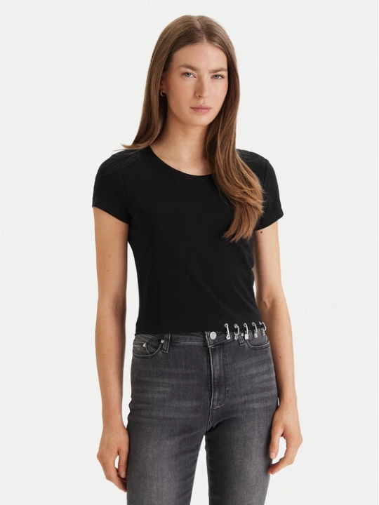 Zdjęcie produktu Guess T-Shirt W6GP11 K2933 Czarny Regular Fit