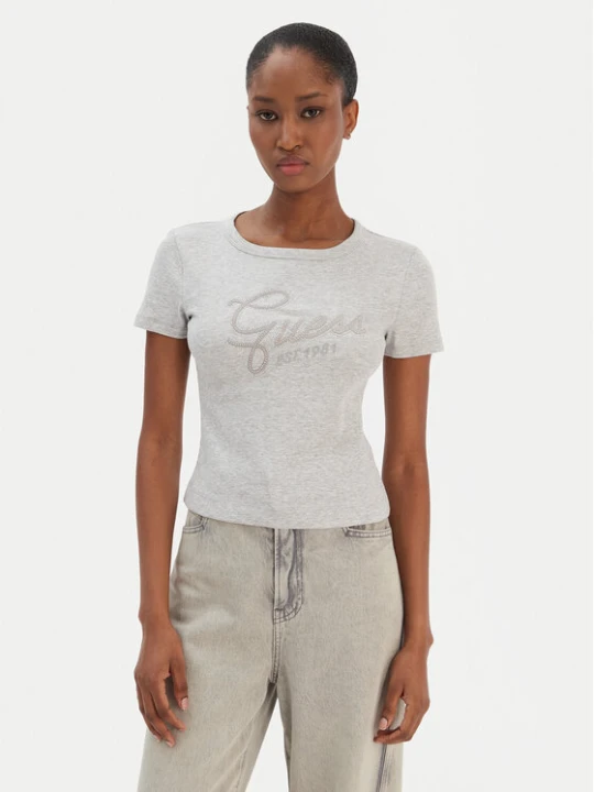 Zdjęcie produktu Guess T-Shirt W6RI22 KA0H1 Szary Slim Fit