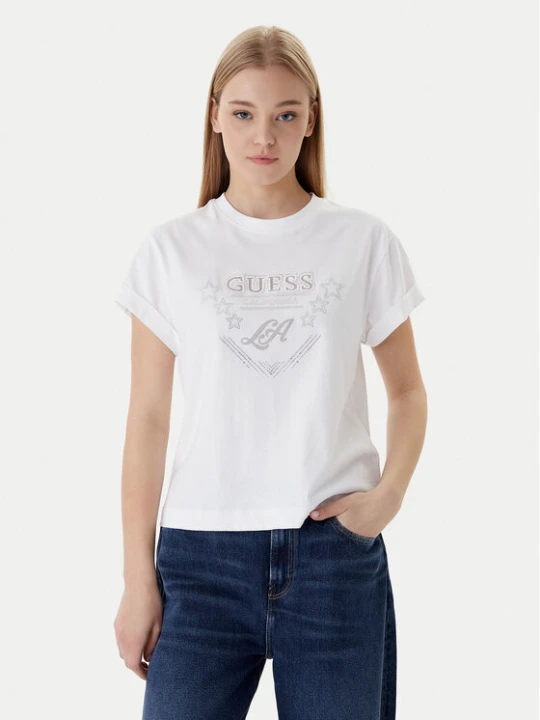 Zdjęcie produktu Guess T-Shirt W6RI30 I3Z14 Biały Regular Fit