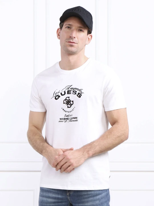 Zdjęcie produktu GUESS T-shirt WESTCOAST | Slim Fit biały