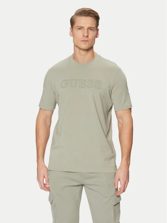 Zdjęcie produktu Guess T-Shirt Z2YI11 J1314 Zielony Regular Fit
