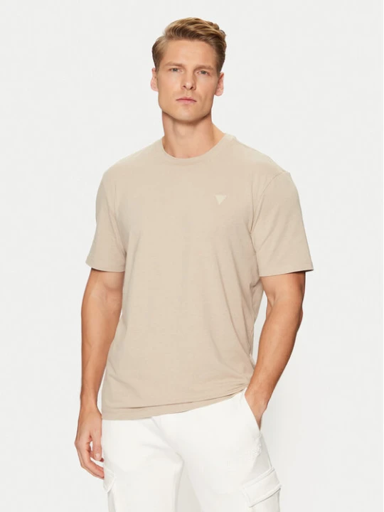 Zdjęcie produktu Guess T-Shirt Z2YI12 JR06K Beżowy Regular Fit