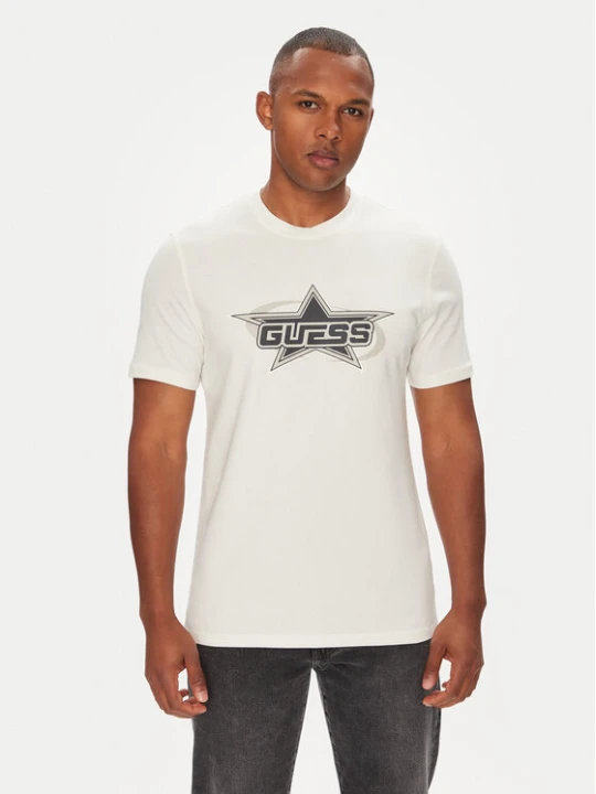 Zdjęcie produktu Guess T-Shirt Z5YI02 I3Z14 Biały Regular Fit