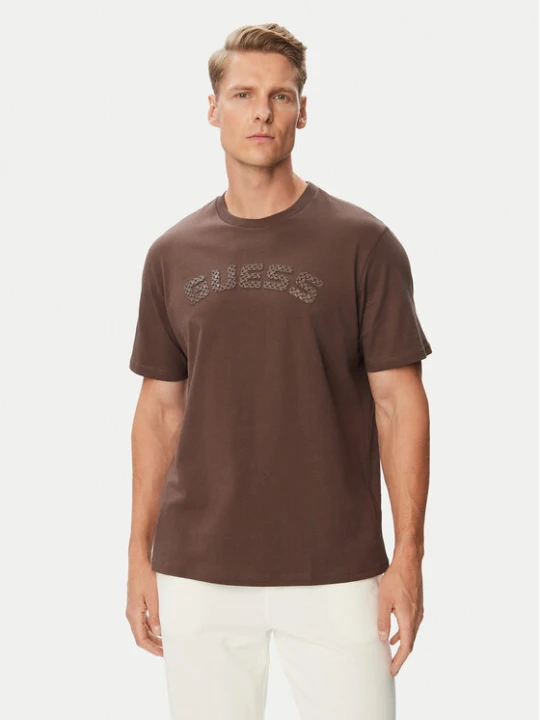 Zdjęcie produktu Guess T-Shirt Z6BI04 K6534 Brązowy Regular Fit