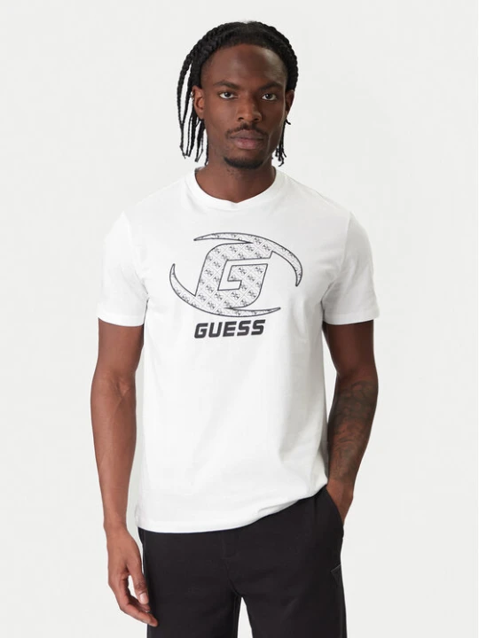 Zdjęcie produktu Guess T-Shirt Z6RI06 I3Z14 Biały Regular Fit