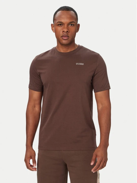 Zdjęcie produktu Guess T-Shirt Z6RI17 I3Z14 Brązowy ciemny Regular Fit