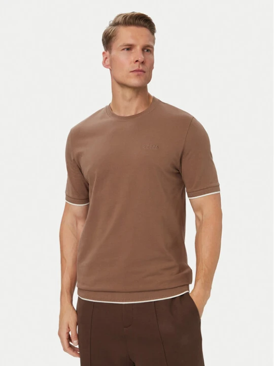Zdjęcie produktu Guess T-Shirt Z6YI23 K5025 Brązowy Regular Fit
