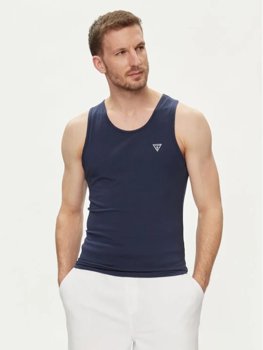Zdjęcie produktu Guess Tank top U97M02 KCD31 Granatowy Regular Fit