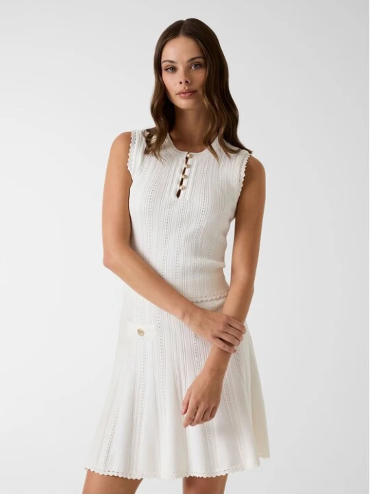 Zdjęcie produktu Guess Bluzka W6YR24 Z0970 Biały Regular Fit