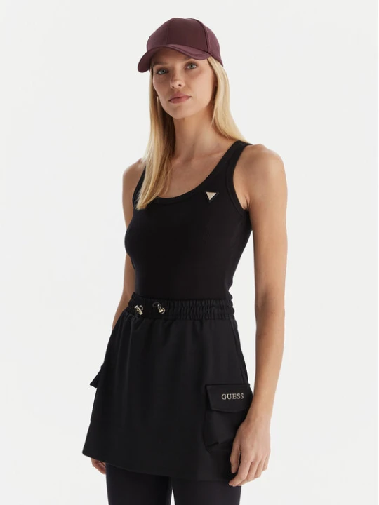 Zdjęcie produktu Guess Top Colette V4YP06 K8RT2 Czarny Slim Fit