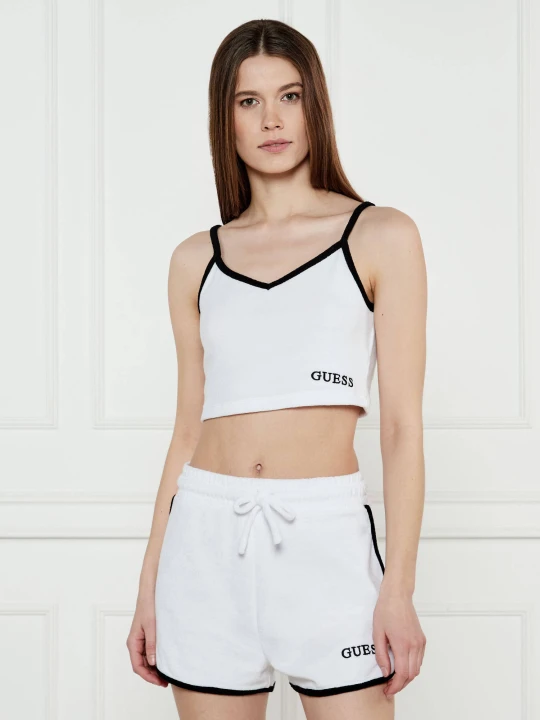 Zdjęcie produktu Guess Top | Cropped Fit biały