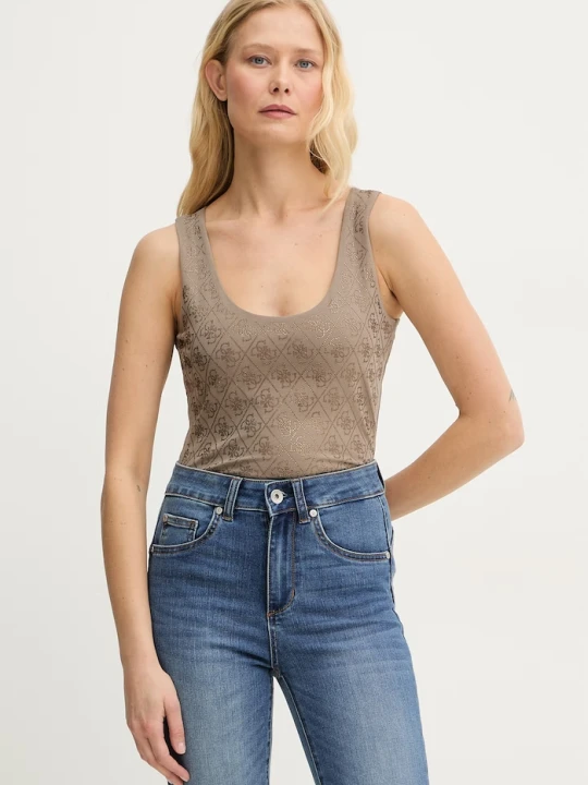 Zdjęcie produktu Guess top damski brązowy