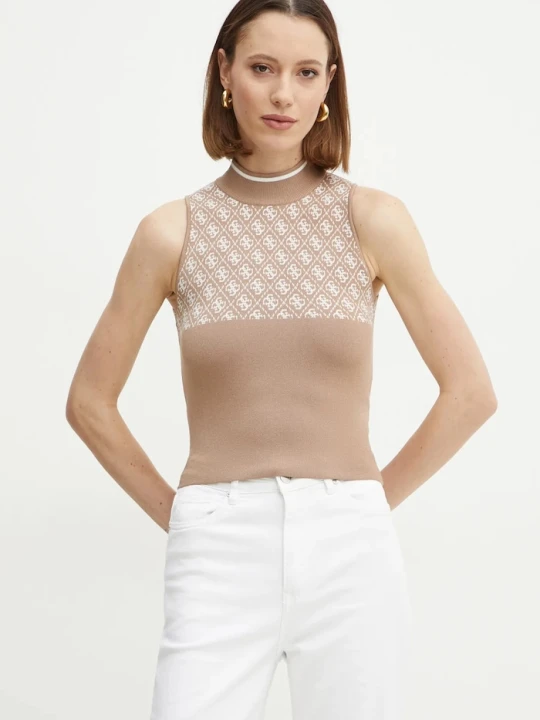 Zdjęcie produktu Guess top brązowy