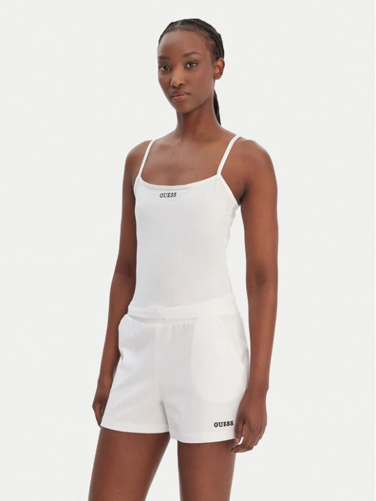 Zdjęcie produktu Guess Top E6GP02 J1314 Biały Regular Fit