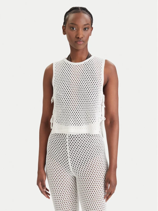 Zdjęcie produktu Guess Top E6GR01 Z5632 Biały Regular Fit
