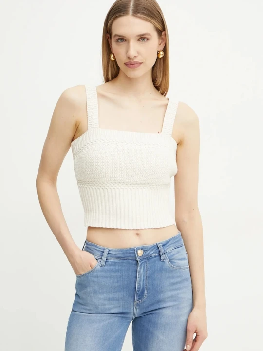 Zdjęcie produktu Guess top ERYNN beżowy