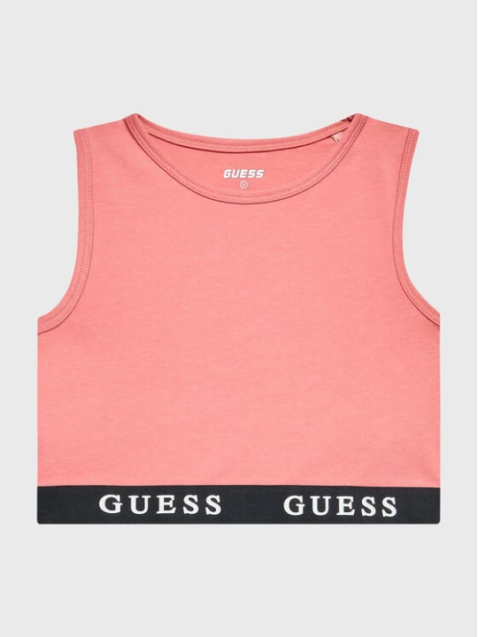 Zdjęcie produktu Guess Top J2YI34 KABR0 Różowy Slim Fit